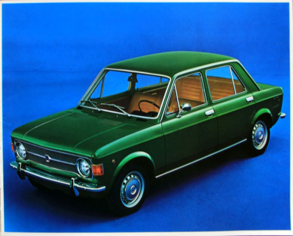 Fiat 128 Modelprogram 1969 Carbrochure (7844)